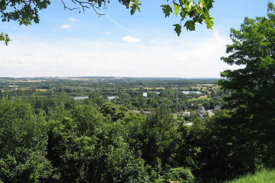 View of the town, Joan of Arc, La Chartre sur le Loire